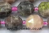 CCB1462 15 inches 9mm - 10mm faceted gemstone beads