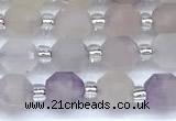 CCB1565 15 inches 5mm - 6mm faceted lavender amethyst beads