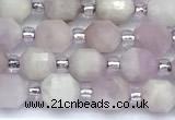 CCB1568 15 inches 5mm - 6mm faceted kunzite beads