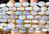 CCB2516 15 inches 9*14mm faceted marquise opalite beads wholesale
