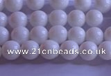 CCB400 15.5 inches 4mm round white tridacna beads wholesale