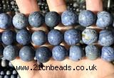 CCB464 15 inches 12mm round blue coral beads