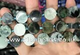 CCB506 15.5 inches 16mm coin jade gemstone beads wholesale