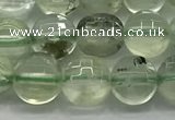 CCB702 15.5 inches 6mm faceted coin prehnite gemstone beads