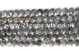 CCB772 15.5 inches 8mm faceted coin iolite gemstone beads