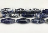 CCB780 15.5 inches 15*38mm - 16*40mm rice sodalite  beads