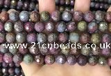 CCB792 15.5 inches 10mm faceted round jasper gemstone beads wholesale