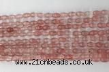 CCB801 15.5 inches 4*6mm rice cherry quartz gemstone beads wholesale