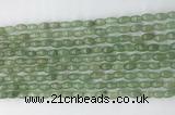 CCB805 15.5 inches 4*6mm rice green aventurine gemstone beads wholesale