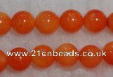 CCB82 15.5 inches 4-6mm round orange coral beads Wholesale