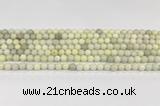 CCB828 15.5 inches 6mm round ivory jasper gemstone beads wholesale