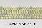 CCB829 15.5 inches 8mm round ivory jasper gemstone beads wholesale