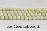 CCB831 15.5 inches 12mm round ivory jasper gemstone beads wholesale