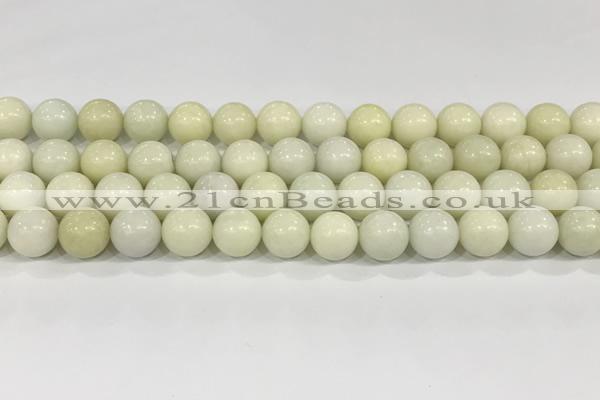 CCB831 15.5 inches 12mm round ivory jasper gemstone beads wholesale