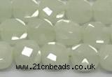 CCB904 15.5 inches 8*8mm faceted square luminous beads