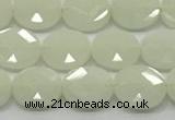 CCB933 15.5 inches 8*10mm faceted oval luminous beads