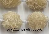 CCB951 15.5 inches 16mm - 22mm nugget desert rose crystal beads