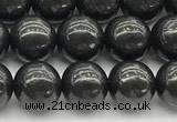 CCB966 15 inches 8mm round shungite gemstone beads wholesale