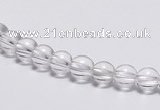 CCC01 15 inches 6mm round white crystal beads Wholesale