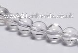 CCC02 15 inches 8mm round white crystal beads Wholesale