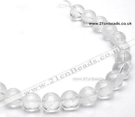 CCC10 15.5 inches 16mm round white crystal beads Wholesale