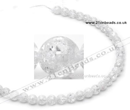 CCC14 grade A 8mm round white crystal beads Wholesale