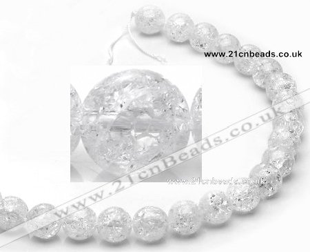 CCC16 grade A 12mm round white crystal beads Wholesale