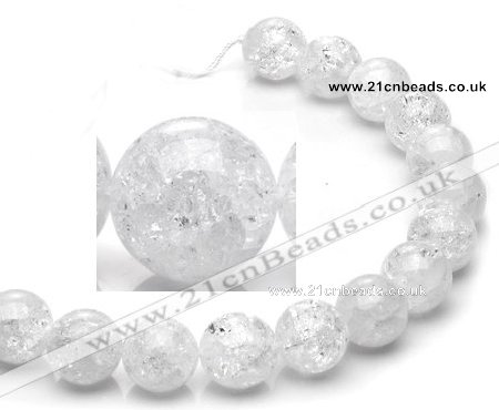 CCC19 18mm round grade A white crystal beads Wholesale