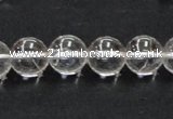 CCC204 15.5 inches 12mm round grade AB natural white crystal beads