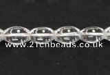 CCC238 9*13mm rice grade A natural white crystal beads wholesale