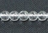 CCC259 15.5 inches 10mm round grade A natural white crystal beads