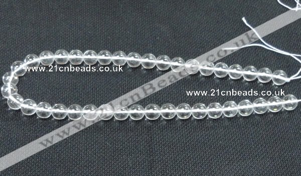 CCC278 15.5 inches 8mm round A grade natural white crystal beads