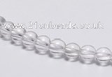CCC30 15.5 inches 4mm round synthetic white crystal beads