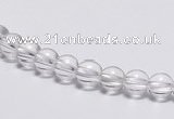 CCC30 15.5 inches 4mm round synthetic white crystal beads