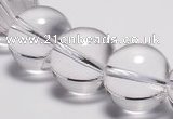 CCC32 15.5 inches 18mm round synthetic white crystal beads
