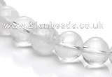 CCC36 15.5 inches 8mm round white crystal beads Wholesale