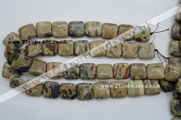 CCD02 15.5 inches 20*20mm square cordierite beads wholesale