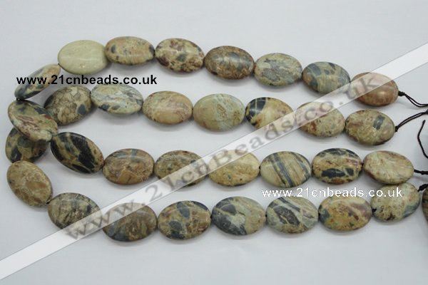 CCD06 15.5 inches 18*25mm oval cordierite beads wholesale