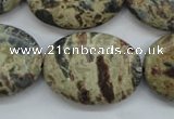 CCD07 15.5 inches 22*30mm oval cordierite beads wholesale