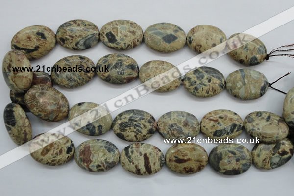 CCD07 15.5 inches 22*30mm oval cordierite beads wholesale