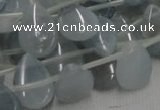 CCE07 16 inches 13*18mm flat teardrop celestite gemstone beads