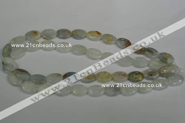 CCE14 15.5 inches 13*18mm oval natural celestite gemstone beads