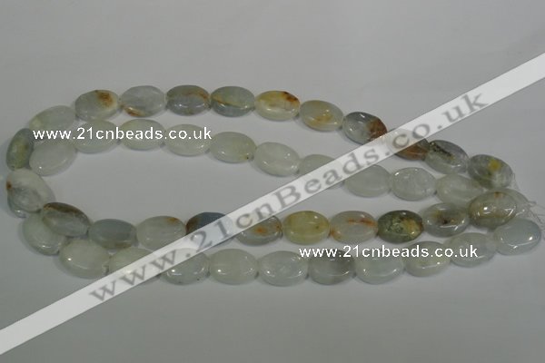 CCE14 15.5 inches 13*18mm oval natural celestite gemstone beads