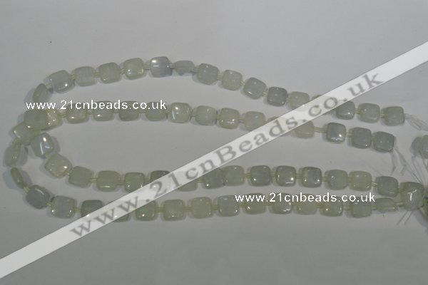 CCE16 15.5 inches 10*10mm square natural celestite gemstone beads