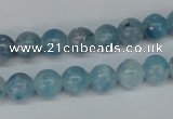CCE51 15.5 inches 8mm round dyed natural celestite gemstone beads