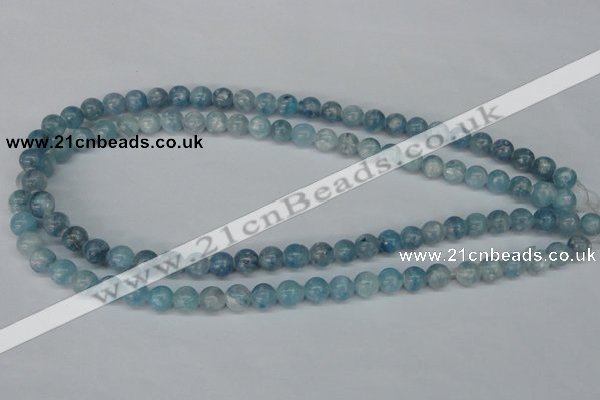 CCE51 15.5 inches 8mm round dyed natural celestite gemstone beads