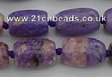 CCG113 15.5 inches 13*18mm drum charoite gemstone beads