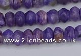 CCG116 15.5 inches 4*7mm rondelle charoite gemstone beads