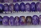 CCG117 15.5 inches 5*9mm rondelle charoite gemstone beads