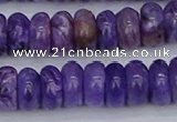 CCG122 15.5 inches 5*9mm rondelle charoite gemstone beads